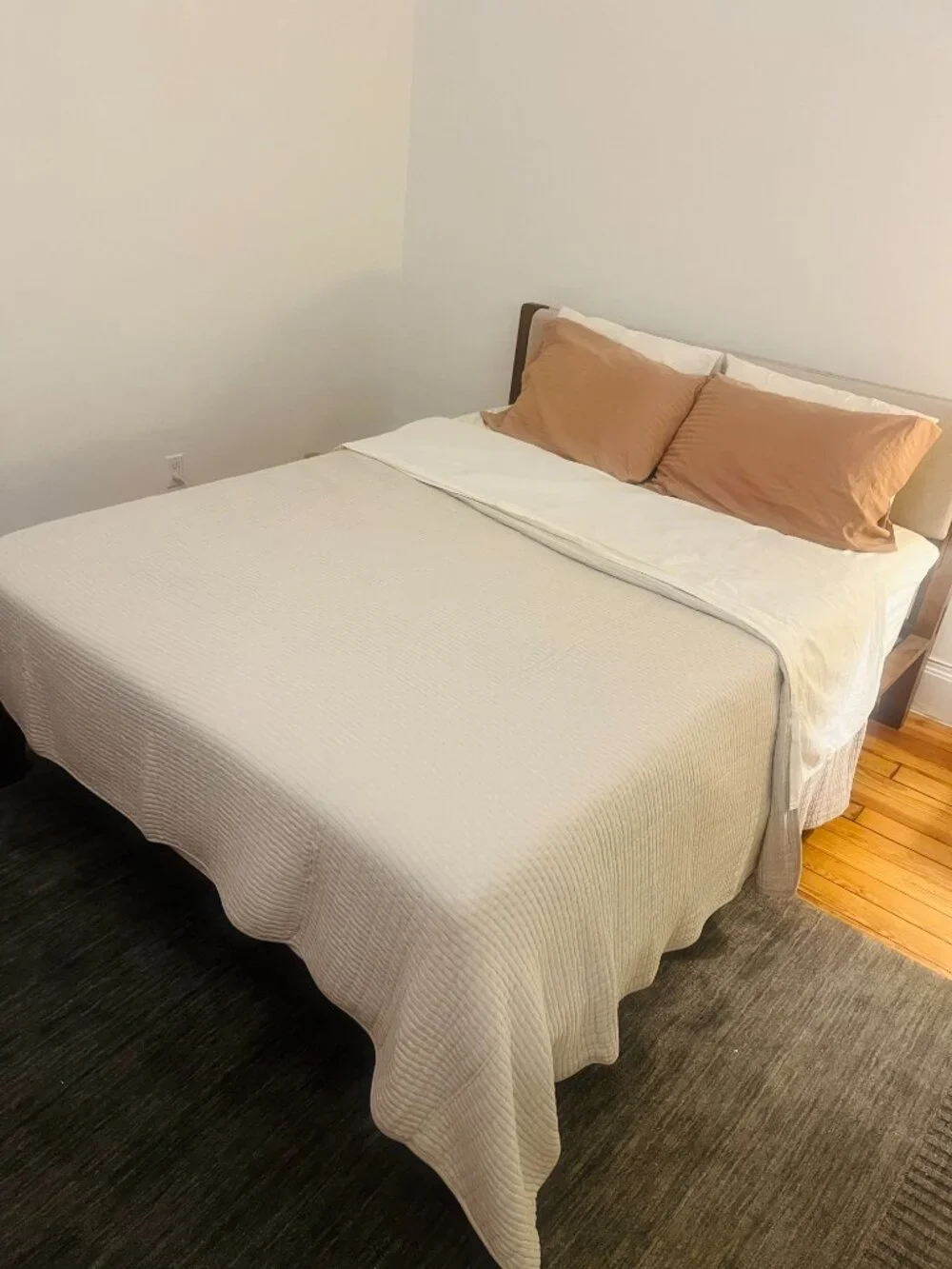 Parachute Air Cotton Coverlet - Size/Queen - Color/Bone